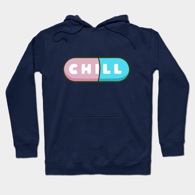 Cute and kawaii happy chill pills Hoodie by happinessinatee